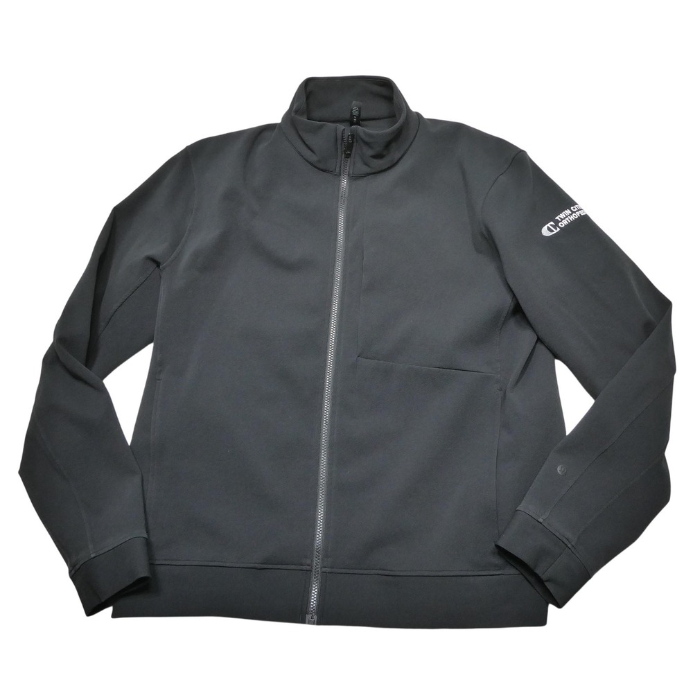 Lululemon Jacket Mens 2XL Black Full Zip Softshell Twin Cities Orthopedics